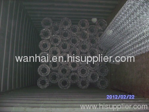 double twist woven hexagonal wire mesh