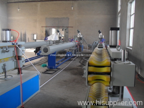 PE pipe extrusion line