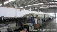 PE pipe extrusion line