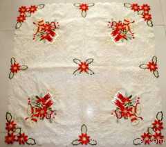 XMAS and embroidery table cloth