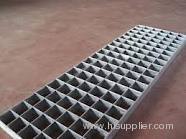 Plain black steel grating