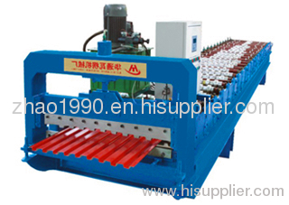 colored steel roll shutter door forming machine