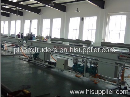 pe pipe making line