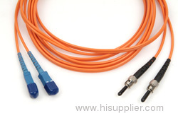 ST-SC double multimode patch cord