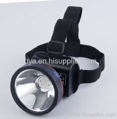 BLACK 1w LED HEAD LAMP