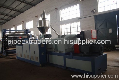 PVC sheet extrusion line