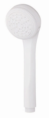 White Plastic Single Spray Function Hand Showers