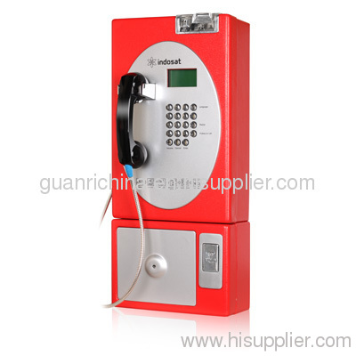 outdoor PSTN coin-operated/card payphone for kiosk/wall-mounted