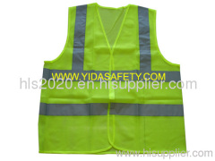 Security vest for roadway worker