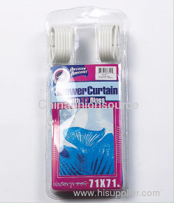 Promotional Shower Curtain With Hook Set