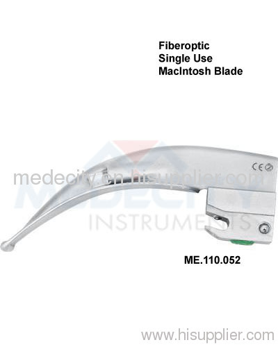 fiber optic single use mcIntosh Blade