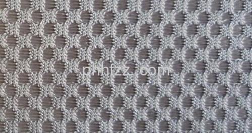 Mesh fabric with light flake