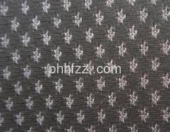 Mesh fabric with jacquard weave