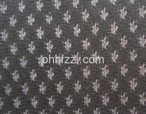 Mesh fabric with jacquard weave