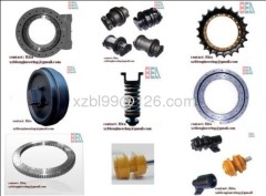 Excavator Undercarriage parts(recoil spring, idler, sprocket, track roller, carrier roller)