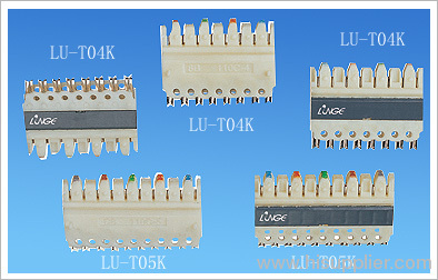 4pairs and 5pairs 110type connecting blocks