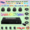Low Price 4ch CCTV Camera & DVR Systems HT-8104T