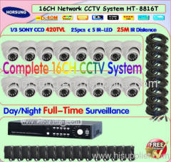 16CH H.264 CCTV DVR SYSTEMS KIT