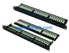 Cat.5e UTP19 Inch 1U 48 Ports Patch Panel