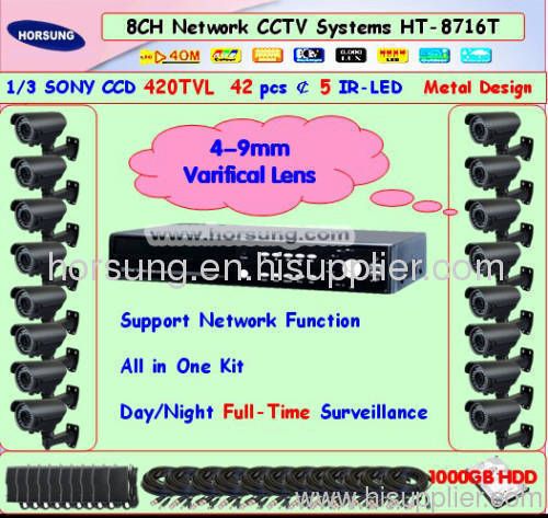 16CH H.264 CCTV Home Surveillance SYSTEMS