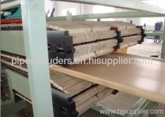 PVC door panel extrusion line