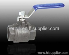 two-piece modle ball valve WCB 1000PSI THREAD