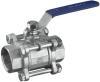 THREE-PIECE MODLE BALL VALVE CF8M 1000PSI THREAD