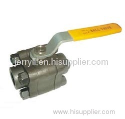 THREE-PIECE MODLE BALL VALVE FORGED STEEL THREAD CLASS150