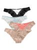 lace trim cheekini Panty underwear