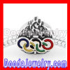 AUTHENTIC ZABLE SILVER OLYMPIC TORCH EUROPEAN BEAD