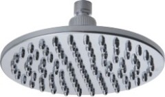 6" Round Top Shower Head With Rain Fall Spray