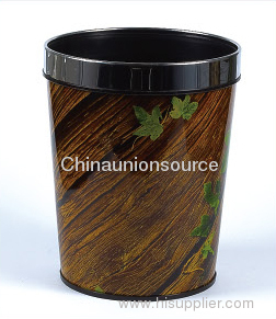 Round Plastic Trash Bin For Office And Home Use