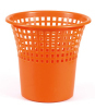 Red Color Plastic Wastepaper Garbage Can