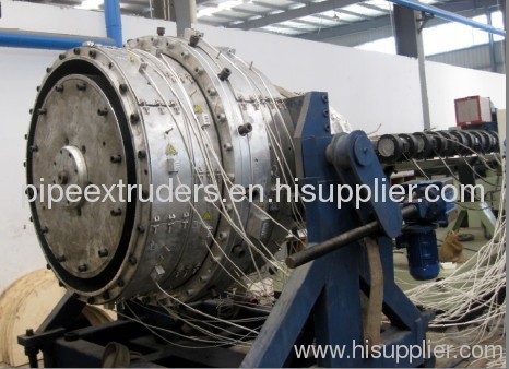 HDPE pipe extrusion line