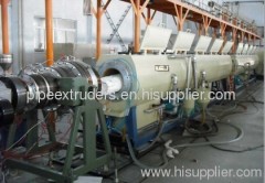 HDPE water supply pipe extrusion line