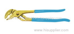 bronze water pump pliers , hardware hand tools ,aluimnum & beryllium , non sparking safety tool