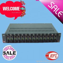 100M 2U 14 Solts Media Converter Chassis