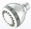 Three function shower head with brass ball joint