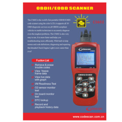 CS602 Color Screen Codescan OBDII EOBD Scanner Free shipping !