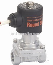 Steam high temperature liquid 24V stainless steel solenoid valve