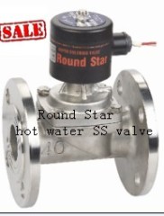 2 way SUS304 IP54 water air gas direct acting Pneumatic steam electromagnetic valve