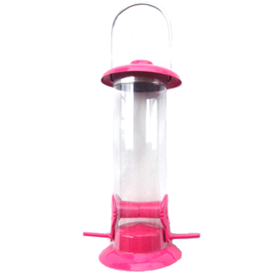 Pink Seed Bird Feeder