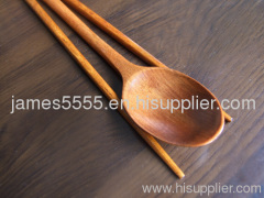 bamboo spoon and fork