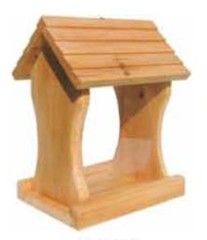 Nature wood living bird feeder