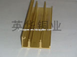 Brass windows and doors extruded into different shapes and lengths,cross-sectional dimension range of 5mm to 180mm