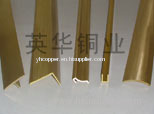 brass copper profiles for windows and doors