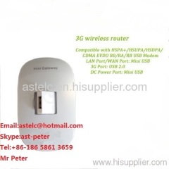 3G Mobile Broadband Wireless Gateway With Lithium Battery-MH668A