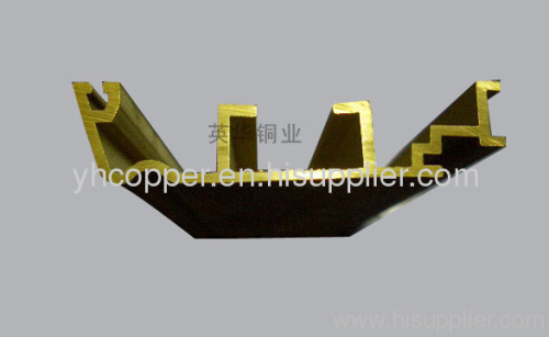 Brass windows & doors extruded profiles