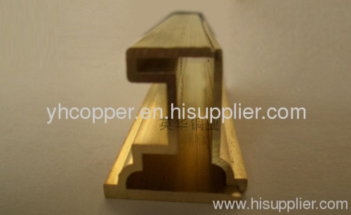 brass material extruded Windows frame