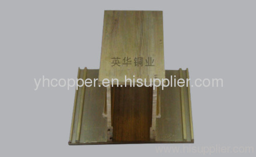 Brass decorative material extrusion hardware